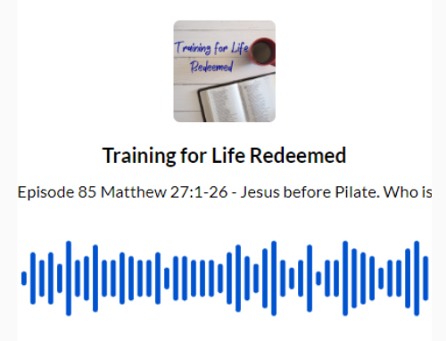 Episode 85 Matthew 27:1-26 – Jesus before Pilate. Who is the Guilty one?